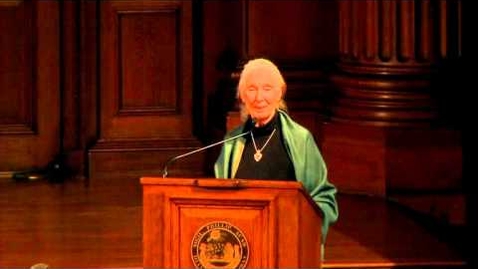 Thumbnail for entry Dr. Jane Goodall at Phillips Academy: Protecting Our Natural World