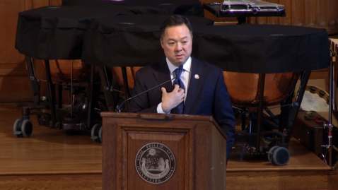 Thumbnail for ASM 2020 02-14 Youth from Every Quarter featuring Attorney General William Tong '91