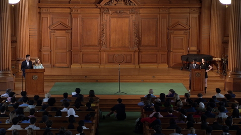 Thumbnail for ASM 2022 04-01 Opening of Spring Term and Co-Presidential Forum