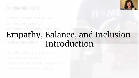 Thumbnail for EBI Program Welcome to New Faculty