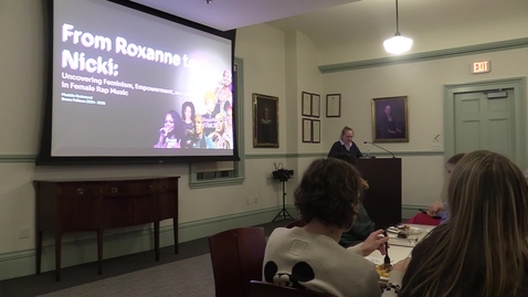 Thumbnail for Maddie Redmond ’25 -  Brace Fellow - From Roxanne to Nicki Uncovering Feminism, Empowerment, and Identity in Female Rap Music
