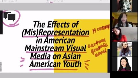 Thumbnail for The Effects of (Mis)Representation in Visual Media on Asian American Youth - CAMD Scholar Natalie Shen