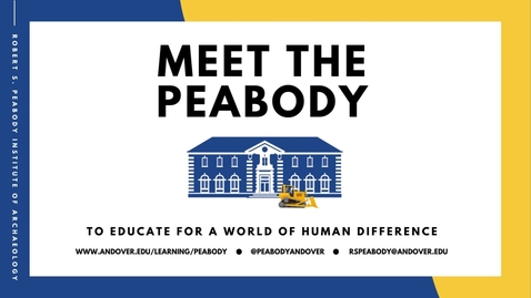 Thumbnail for entry Peabody Welcome to New Faculty