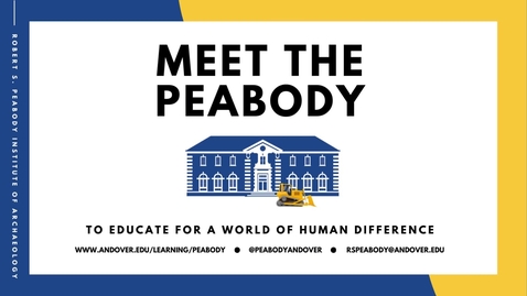 Thumbnail for Peabody Welcome to New Faculty