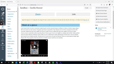 Thumbnail for O365 Canvas Integration