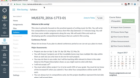 Thumbnail for Course Highlights MUS370