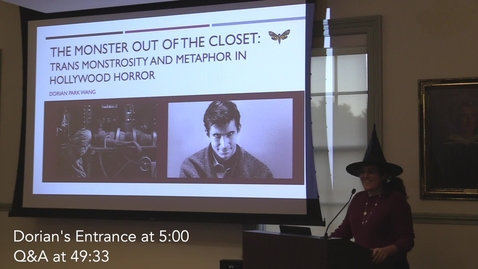 Thumbnail for entry The Monster Out of the Closet - Brace Center Fellow: Dorian Park Wang '23