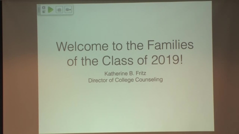 Thumbnail for entry Intro to College Counseling for Parents of 9th Graders