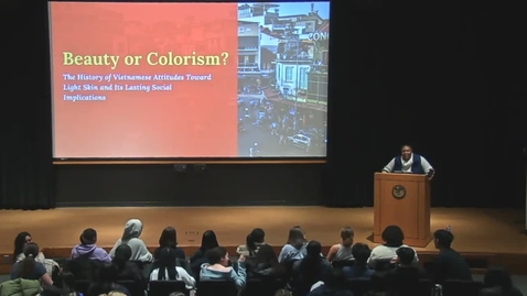 Thumbnail for CAMD Scholar - Thao Pham ’25 -  Beauty or Colorism? The History of Vietnamese Attitudes Toward Light Skin and Its Lasting Social Implications