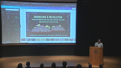 Thumbnail for Unionizing a Revolution: Peruvian Miners and the Fight against Colonial and Capitalist Exploitation - CAMD Scholar John Sanchez ‘23