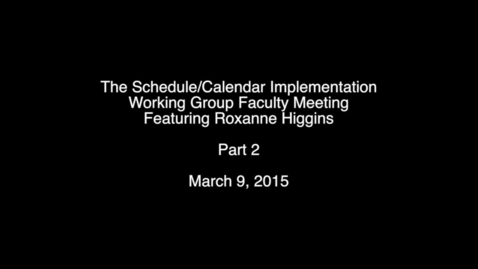 Thumbnail for Roxanne Higgins Part 2