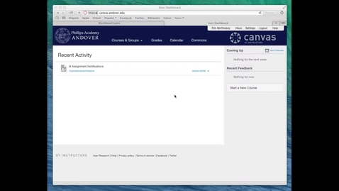 Thumbnail for Finding Help Documentation for Canvas