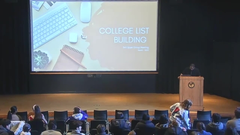 Thumbnail for CCO - College List Building -  2025