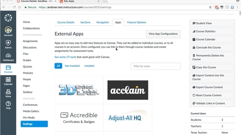 Thumbnail for Adding the Google Drive App to your Canvas course