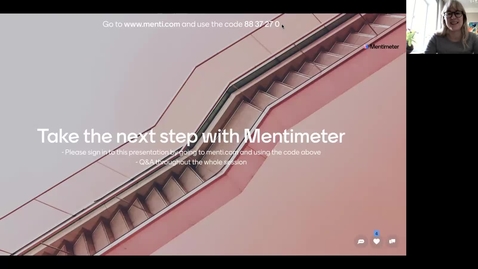 Thumbnail for entry Online Workshop Next step with Mentimeter 11 februari 2021