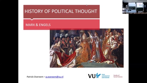 Thumbnail for entry HPT - lecture 9 - Marx &amp; Engels