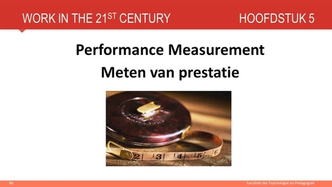 Thumbnail for entry Hoofdstuk 5: Performance management