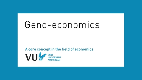 Thumbnail for entry Geno-economics