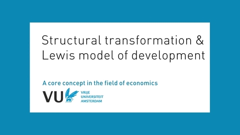 Thumbnail for entry Structural transformation and the Lewis model of development