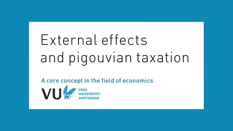 Thumbnail for entry External effects and pigouvian taxation