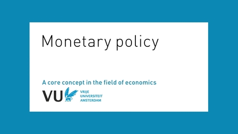 Thumbnail for entry Monetary policy