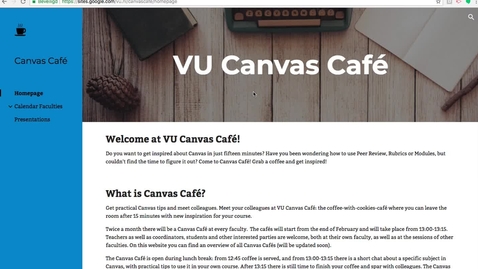 Thumbnail for entry Canvas Café: Peer review