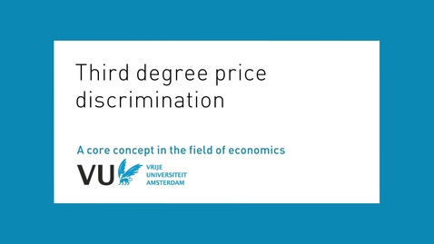 Thumbnail for entry Third degree price discrimination