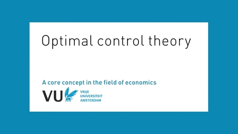 Thumbnail for entry Optimal control theory