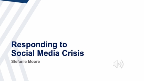 Thumbnail for Responding to Social Media Crisis