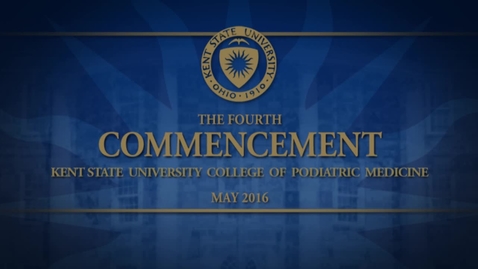 Thumbnail for College of Podiatric Medicine Commencement, May 20, 2016
