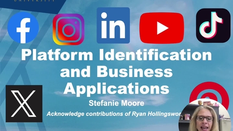 Thumbnail for Week Two: Platform Identification and Business Applications