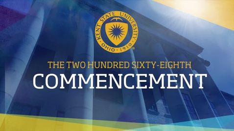 Thumbnail for entry Kent State University, Spring 2021 Undergraduate Commencement, Wednesday, May 12th