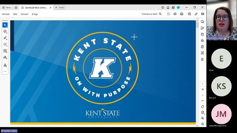 Thumbnail for MLIS Online Open House, iSchool at Kent State University-20240228_180217-Meeting Recording