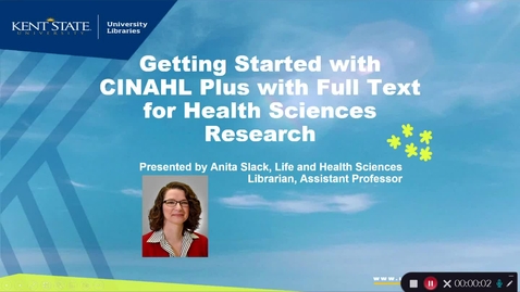 Thumbnail for Getting Started with CINAHL Plus with Full Text