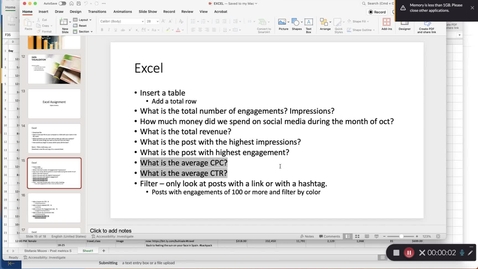 Thumbnail for Digital Analytics in Excel - Part 2 