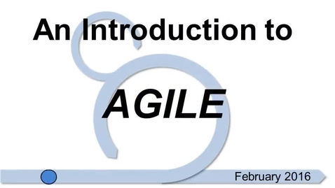Thumbnail for entry Introduction to the Agile Process