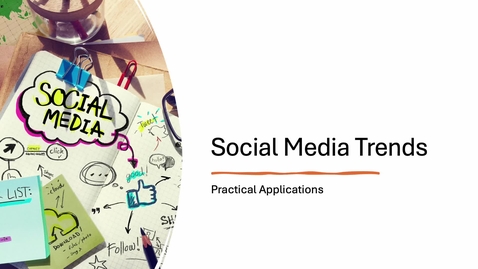 Thumbnail for Social Media Trends 2025