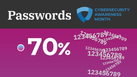 Thumbnail for CyberSecurityMonth2022Week1Video