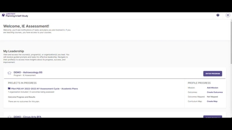 Thumbnail for Mission Statements in PSS Assessment Reports