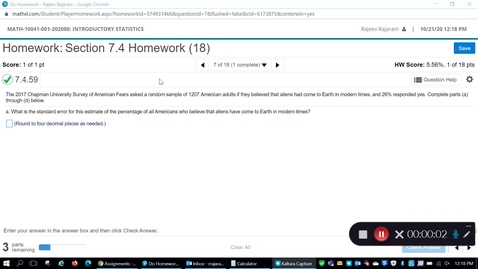Thumbnail for Section 7.4 Problem 7