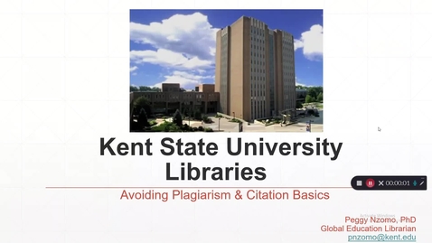 Thumbnail for entry Academic Integrity: Avoiding Plagiarism and Citation Basics