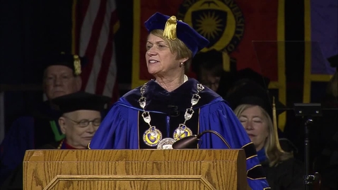 Thumbnail for Fall 2015 Advanced Degree Commencement Keynote Address - December 18, 2015