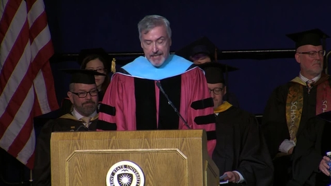 Thumbnail for College Ceremony Keynote Address May 2017 REC