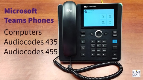 Thumbnail for Teams Phone - Audiocode 455-CC
