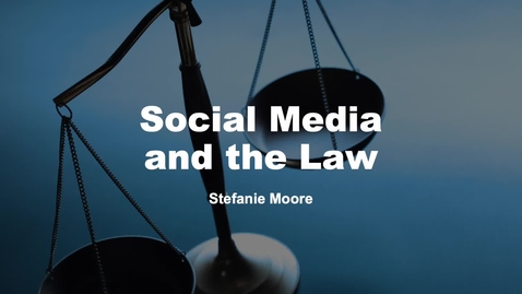 Thumbnail for Social Media Legal Issues