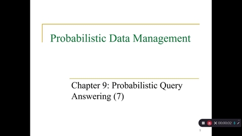 Thumbnail for Chapter 9: Probabilistic Query Answering (7)