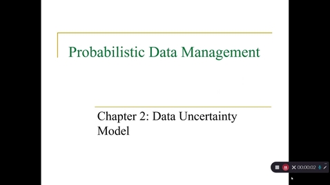 Thumbnail for Chapter 2-1: Data Uncertainty Model
