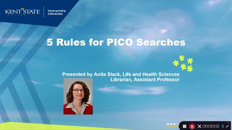 Thumbnail for Introduction to PICO Searching