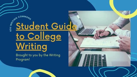 Thumbnail for entry Student Guide to College Writing - Writing Commons