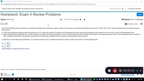 Thumbnail for Exam 4 Review Problems Homework Problem 51